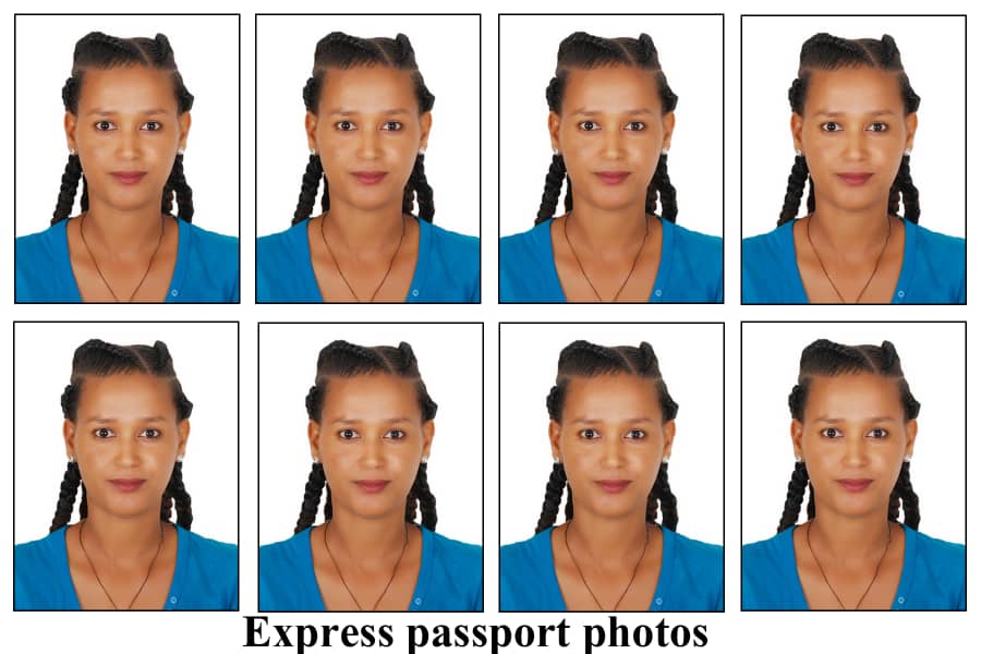 Getting Ready For passport photos w/ 4c Natural hair - YouTube